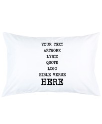 Personalized Your custom Text Artwork logo printed pillowcase covers